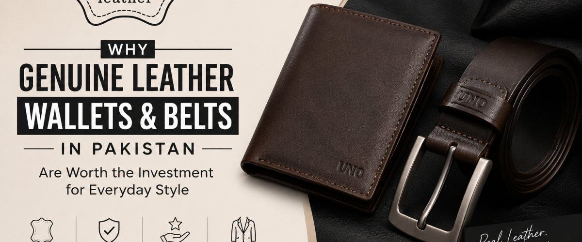 Genuine Leather Wallets & Belts in Pakistan